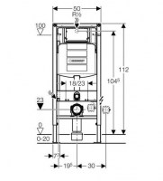 GEBERIT BASTIDOR DUOFIX